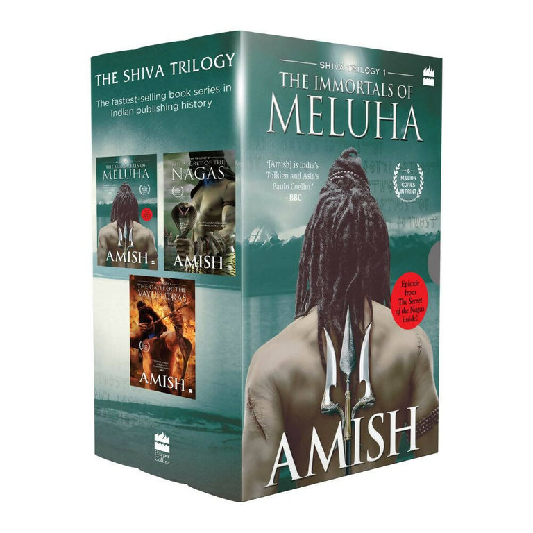 The Shiva Triology Boxset of 3 Books - The Immortals of Meluha by Amish Tripathi - Paperback