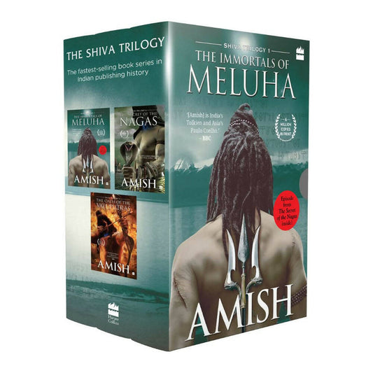 The Shiva Triology Boxset of 3 Books - The Immortals of Meluha by Amish Tripathi - Paperback