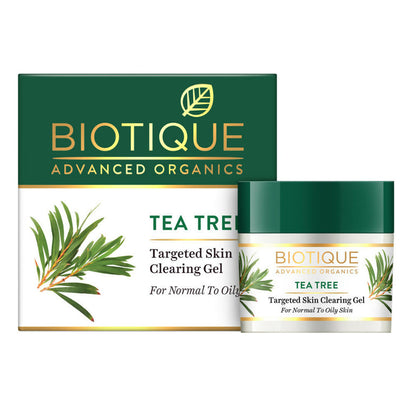 Biotique Advanced Organics Tea Tree Targeted Skin Clearing Gel - 15 gm