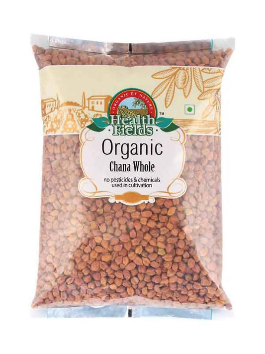 Health Fields Organic Chana Whole - 500 gm