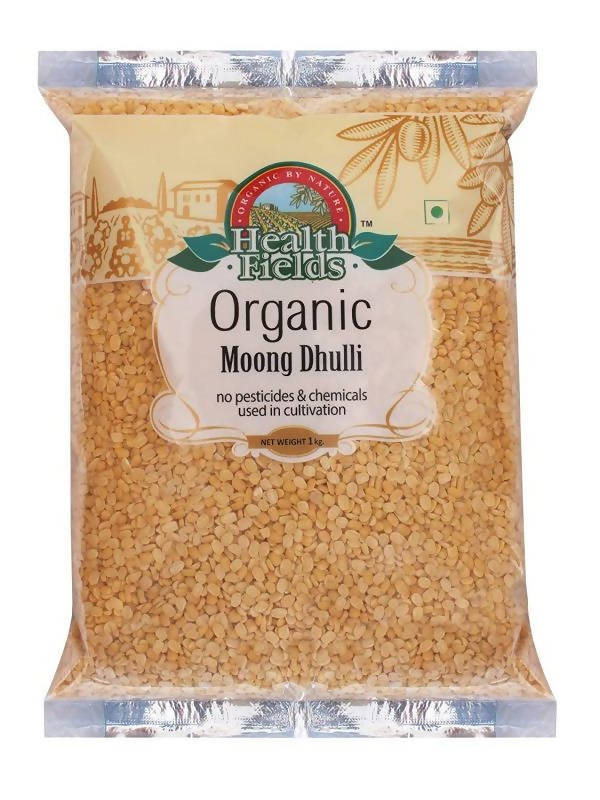 Health Fields Organic Moong Dal Dhuli (Unpolished) - 1 kg
