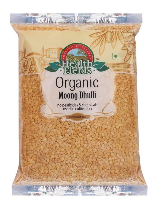 Health Fields Organic Moong Dal Dhuli (Unpolished) - 1 kg