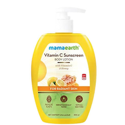 Mamaearth Vitamin C Sunscreen Body Lotion SPF 30 - 300 ml