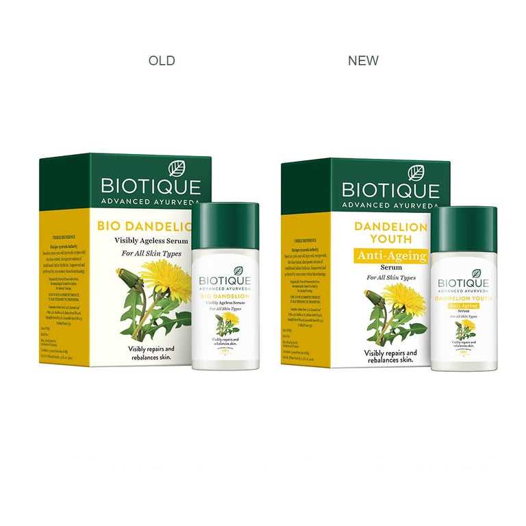 Biotique Dandelion Youth Anti-Ageing Serum - 40 ml
