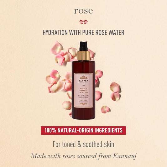 Kama Ayurveda Pure Rose Water Face and Body Mist - 200 ml