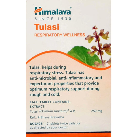 Himalaya Wellness Tulasi Respiratory Wellness - Pack of 1 - 60 tabs