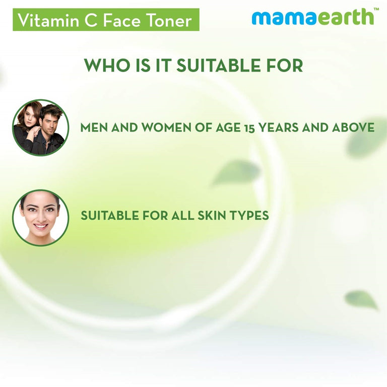Mamaearth Vitamin C Face Toner And Face Wash - combo