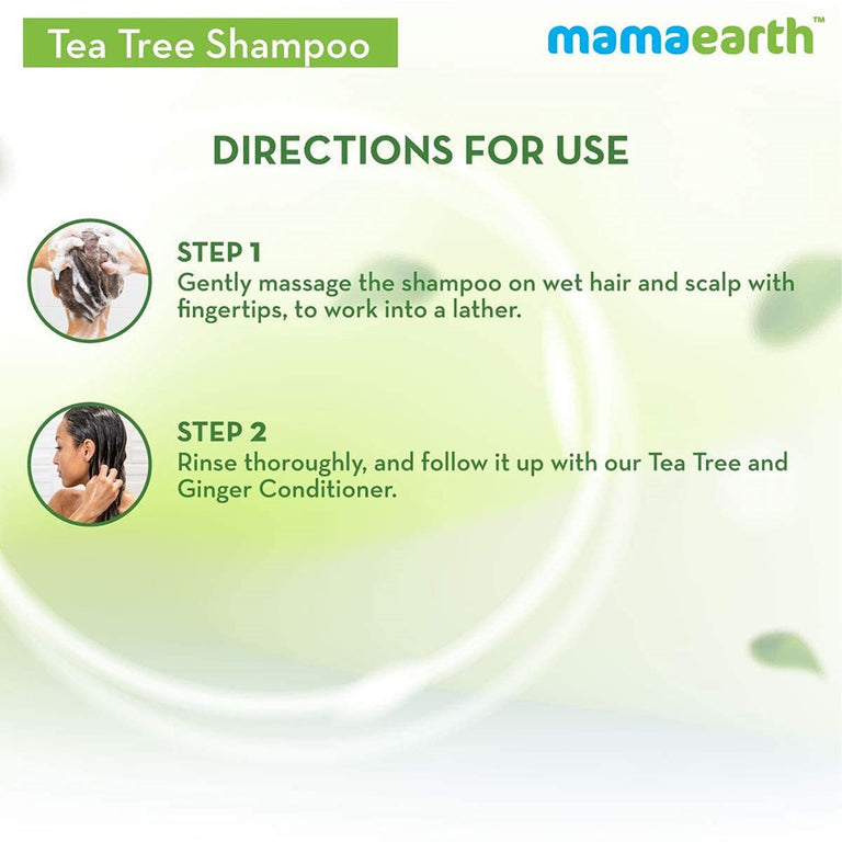 Mamaearth Tea Tree Shampoo & Onion Hair Oil - combo