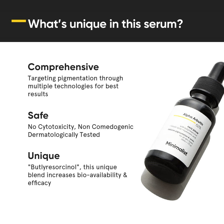 Minimalist Alpha Arbutin 02% Face Serum - 30 ml