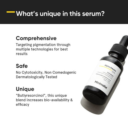 Minimalist Alpha Arbutin 02% Face Serum - 30 ml
