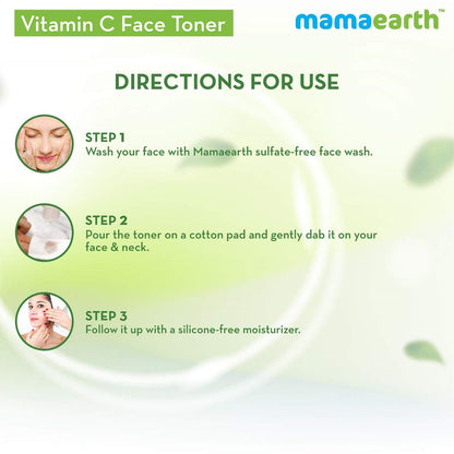 Mamaearth Vitamin C Face Toner And Face Wash - combo