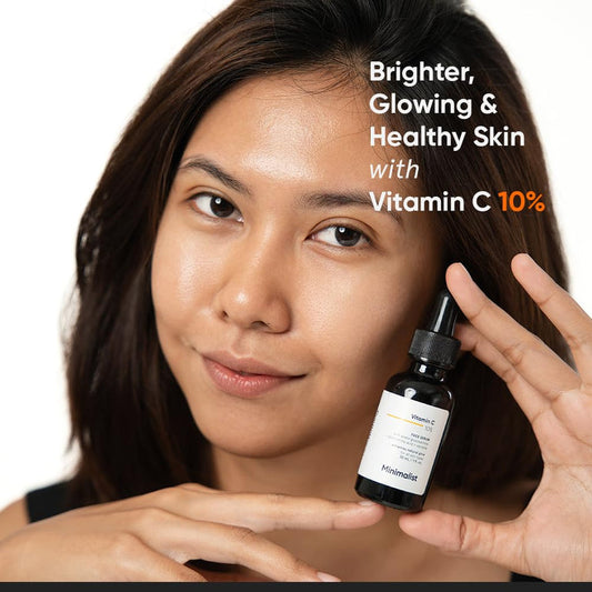 Minimalist 10% Vitamin C Face Serum For Glowing Skin - 30 ml