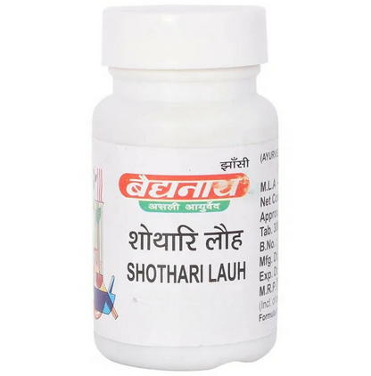 Baidyanath Jhansi Shothari Lauh Tablets - 40 tabs