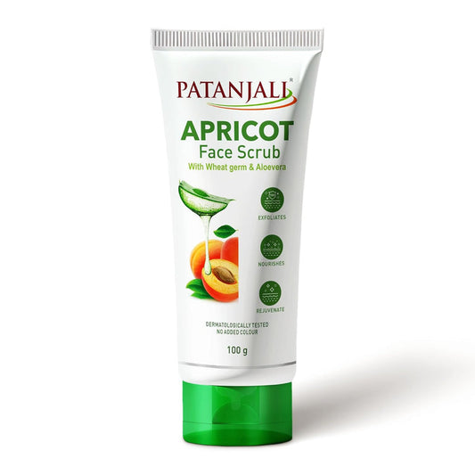 Patanjali Apricot Face Scrub - 100 gm - Pack of 1