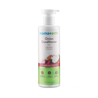 Mamaearth Onion Shampoo & Onion Conditioner For Hair Fall Control - (250 ml + 250 ml) Combo