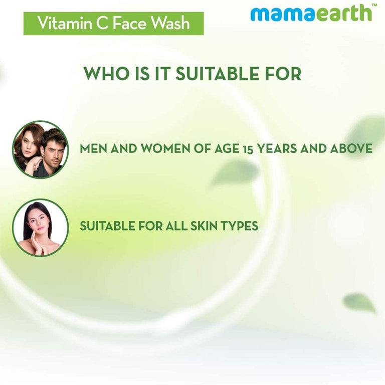 Mamaearth Vitamin C Face Wash For Skin Illumination - 50 ml - Pack of 1