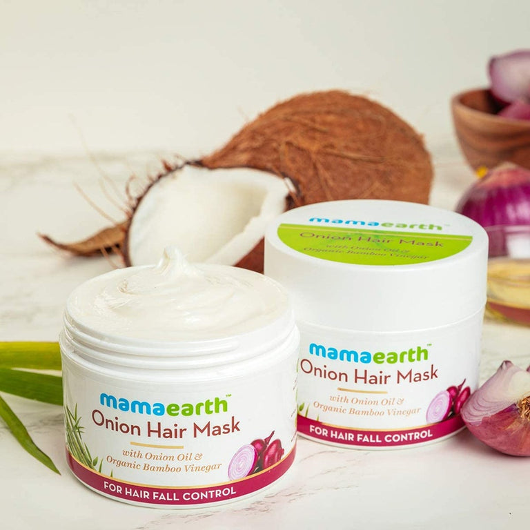 Mamaearth Onion Hair Mask For Hairfall Control - 200 ml - Pack of 1