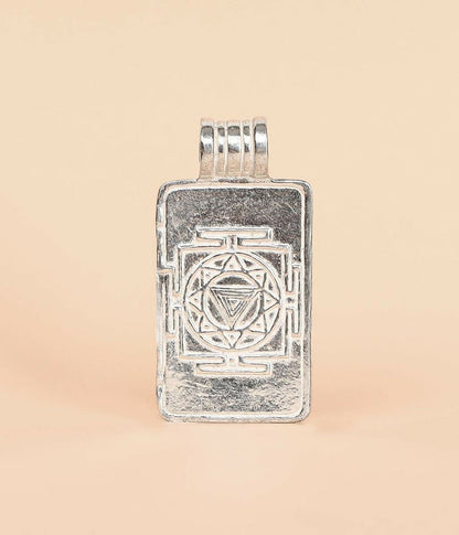 Isha Life Linga Bhairavi Silver Pendant - 12 gm-Medium