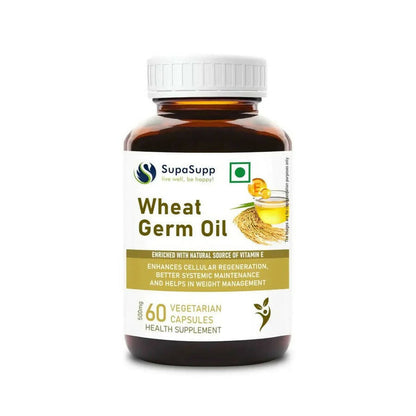 Sri Sri Tattva Supasupp Wheat Germ Oil Capsules - 60 caps