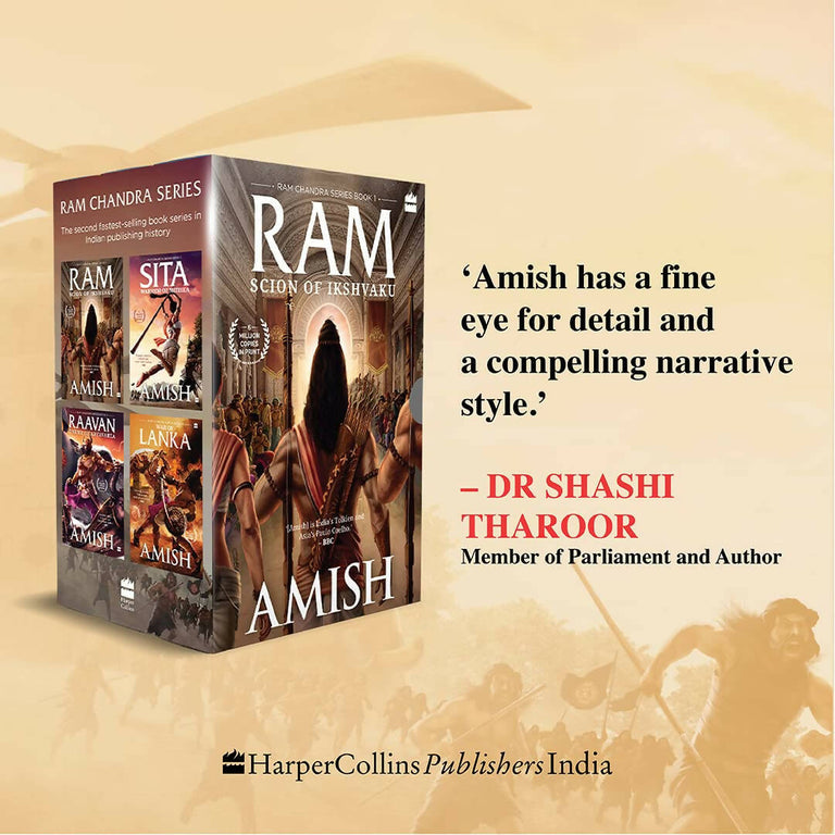 The Ram Chandra Series: Boxset of 4 Books by Amish Tripathi - Paperback