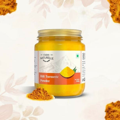 Farm Naturelle Himalayan Turmeric Powder Curcumin-Rich and Pure - 100 gm