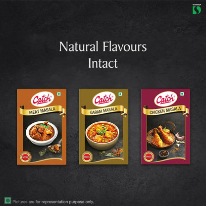 Catch Masala & Spices - Meat Masala 100 gms + Chicken Masala 100 gms + Garam Masala 100 gms - combo