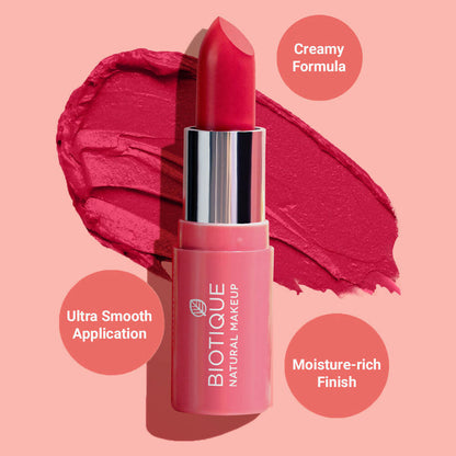 Biotique Magicolor Lipstick - Red Velvet - 4.2 gm