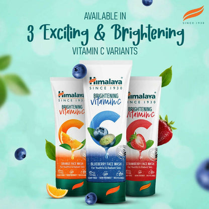 Himalaya Herbals Brightening Vitamin C Blueberry Face Wash - 50 ml