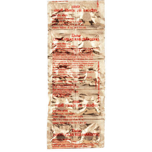 Dabur Laxmi Vilas Ras (Nardiya) - 1 Strip - 10 tabs