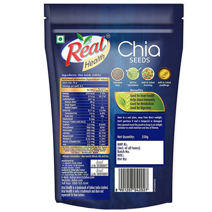 Dabur Real Health Chia Seeds - 250 gm