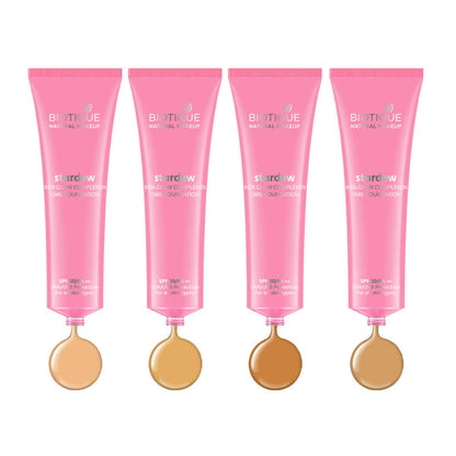 Biotique Stardew Insta Glow Complexion Care Foundation SPF 20 - Caramel - 30 ml