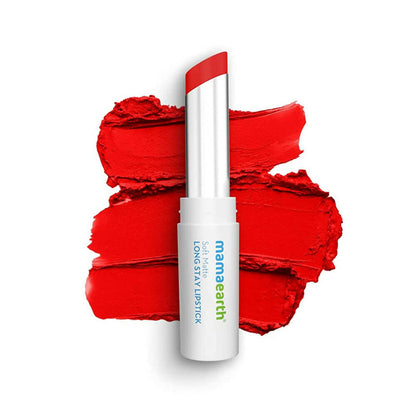 Mamaearth Soft Matte Long Stay Lipstick - Red Dahlia - Limited Time Offer - 3.5 gm