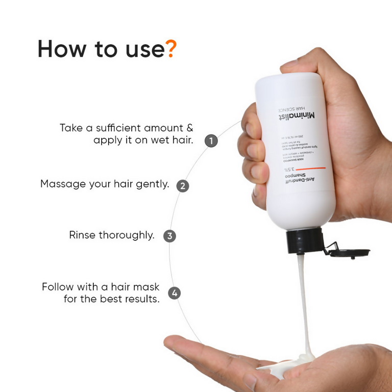 Minimalist Anti-Dandruff Shampoo 3.5% Salicylic Acid - 100 ml