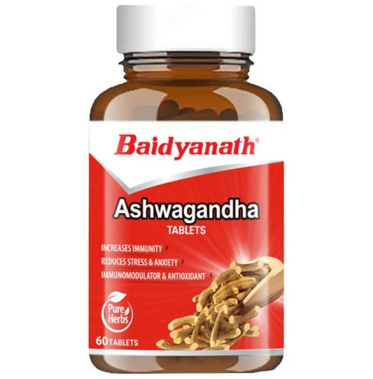 Baidyanath Kolkata Ashwagandha Tablets - 60 tabs