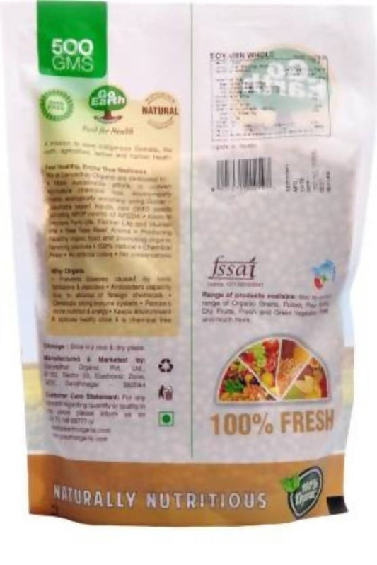 Go Earth Organic Soybean Whole - 500 gm