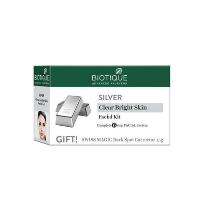 Biotique Silver Complete 6 Step Facial Kit - 65 gm