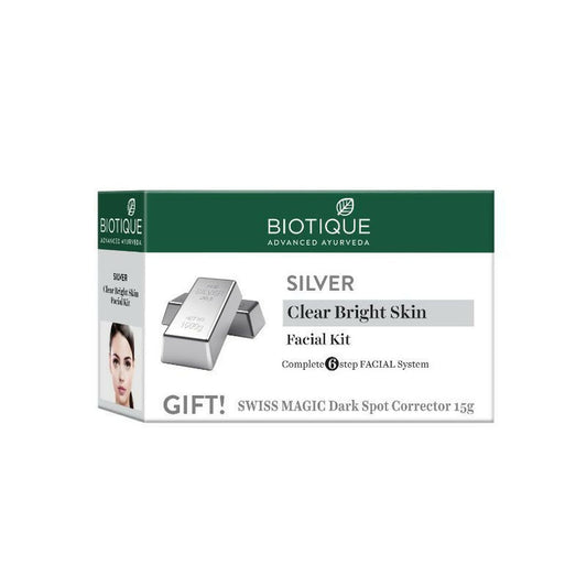 Biotique Silver Complete 6 Step Facial Kit - 65 gm