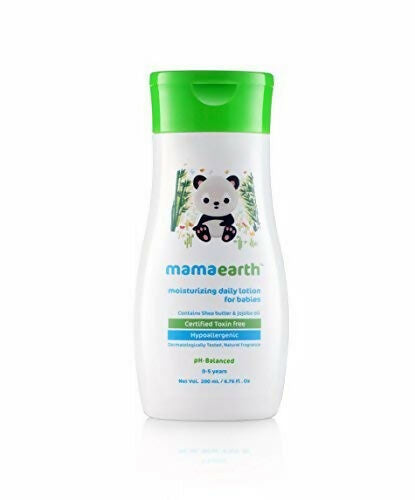Mamaearth Daily Moisturizing Lotion & Soothing Baby Massage Oil, With Sesame, Almond & Jojoba Oil - combo