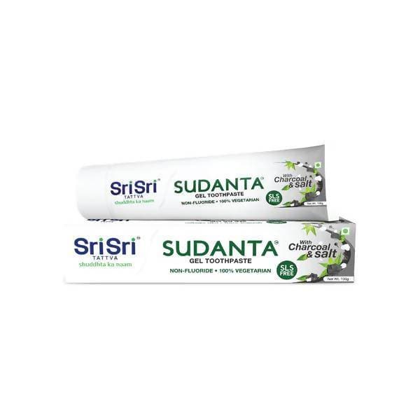 Sri Sri Tattva Sudanta Gel Tooth Paste With Charcoal & Salt - 100 gm