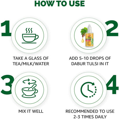 Dabur Tulsi Drops - 30 ml - Pack of 1