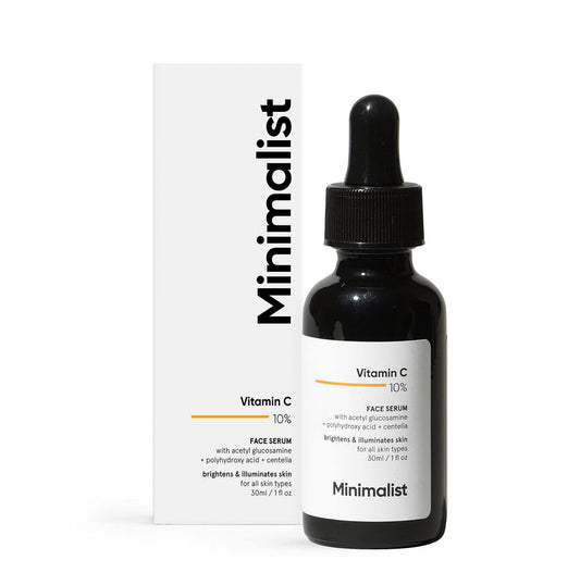 Minimalist 10% Vitamin C Face Serum For Glowing Skin - 30 ml