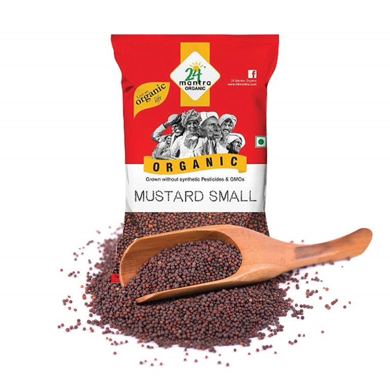24 Mantra Organic Mustard Seeds (Small) - 100 gm