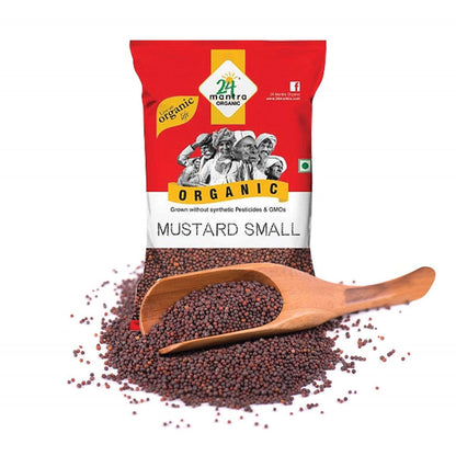 24 Mantra Organic Mustard Seeds (Small) - 100 gm