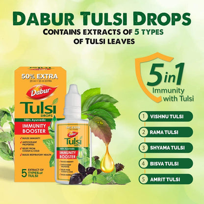 Dabur Tulsi Drops - 30 ml - Pack of 1