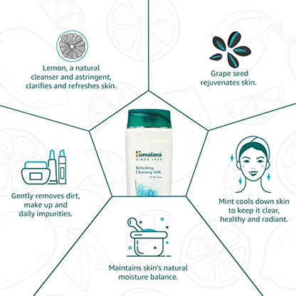 Himalaya Herbals Refreshing Cleansing Milk - 100 ml