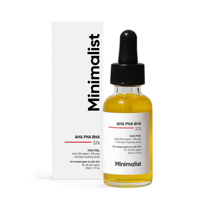 Minimalist 32% AHA PHA BHA Face Peel - 30 ml