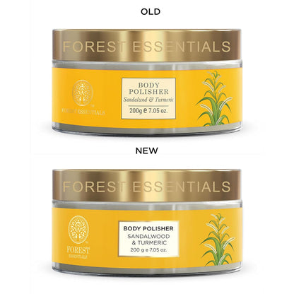 Forest Essentials Body Polisher Sandalwood & Turmeric - 200 gm