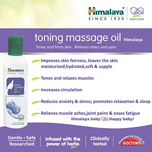 Himalaya Herbals Toning Massage Oil - 200 ml