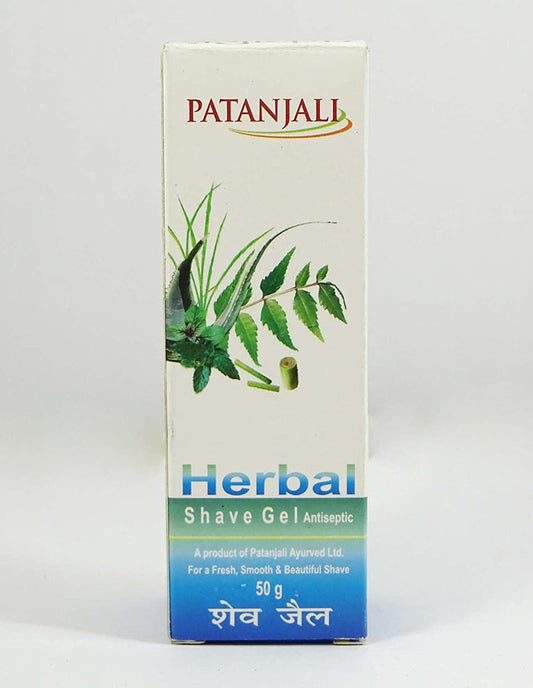Patanjali Herbal Shave Gel - 50 gm