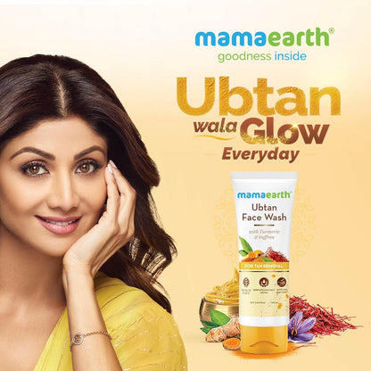Mamaearth Ubtan Face Wash For Tan Removal - 50 ml - Pack of 1